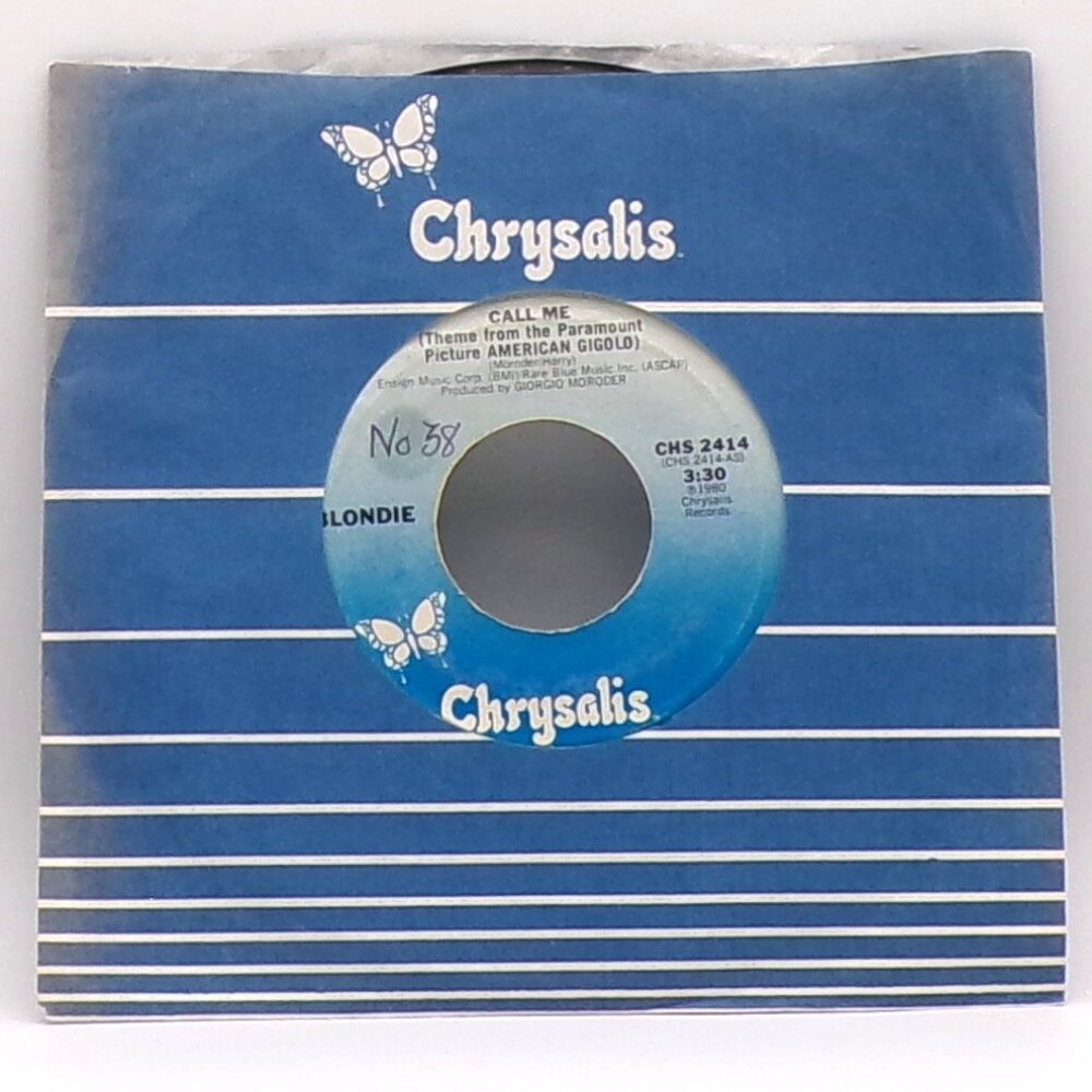 Call Me by Blondie 45 Record